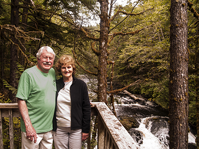 Bev & Jim in Rain Forest