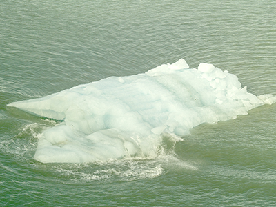 Another iceberg calf